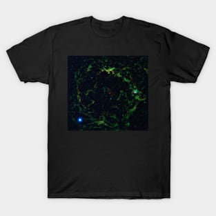 Infrared Image of Space showing Orion T-Shirt